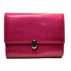 Dior tri fold wallet pink